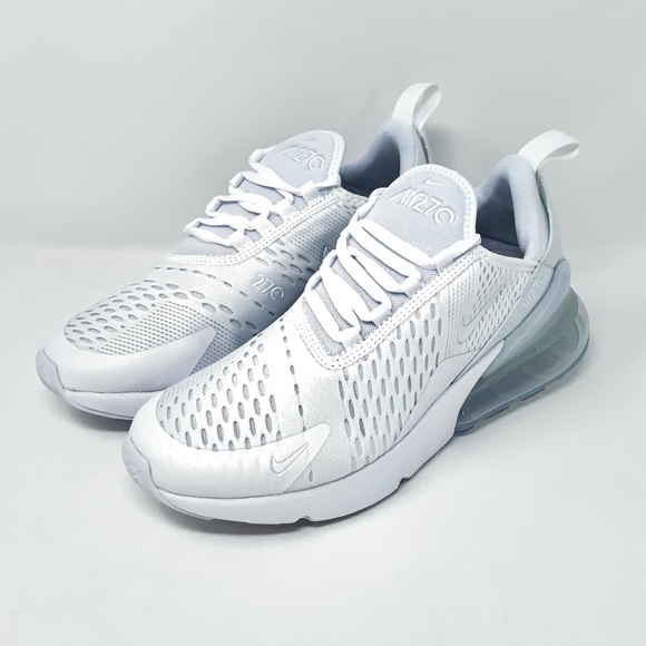 Nike Air Max 270 'White Metallic Silver' - Picture 3 of 8